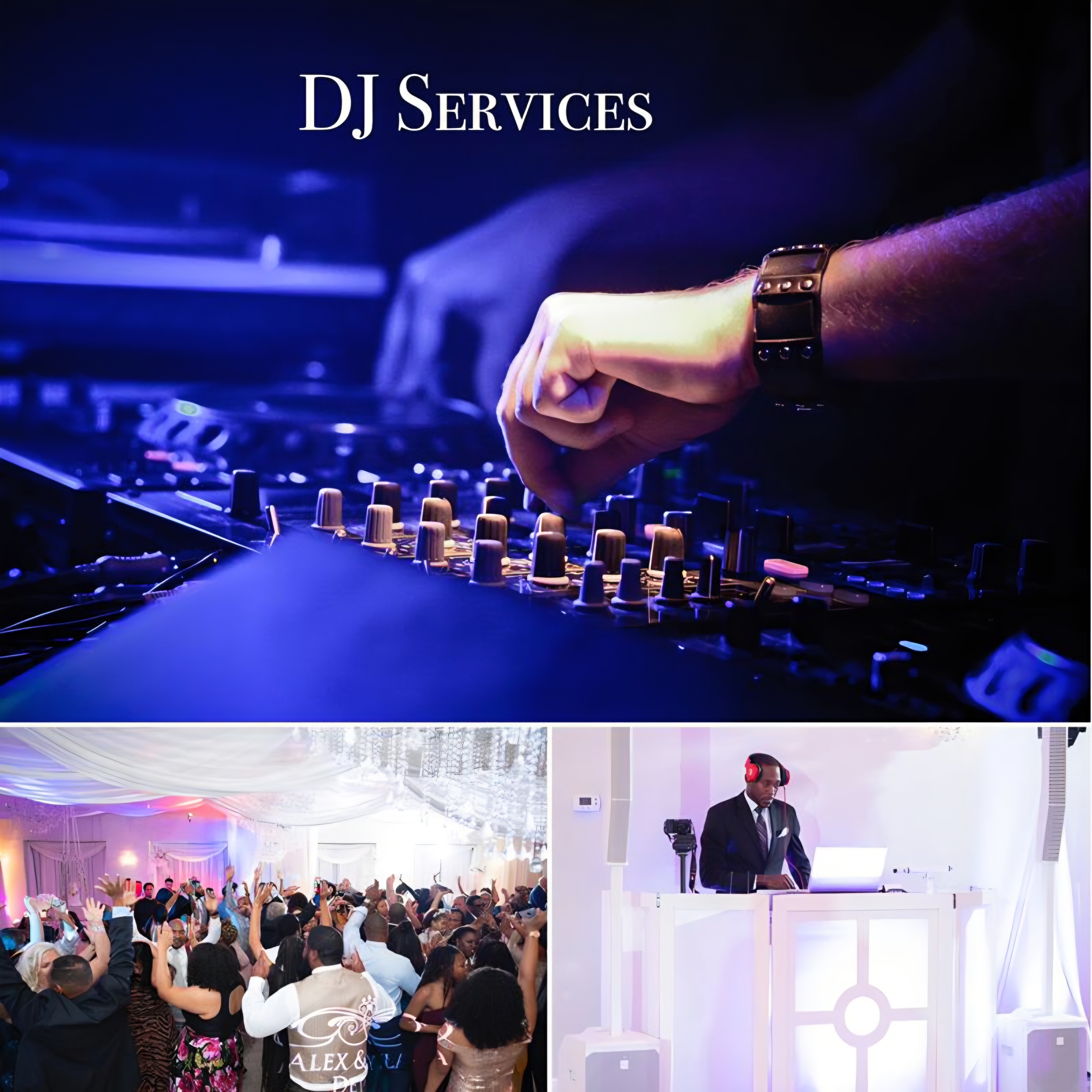 Professional DJ setup